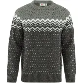 Fjällräven Övik Knit Sweater M Herren Strickpulli Wollpullover grau