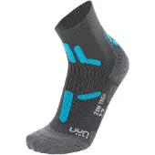 UYN Woman Trekking 2IN Socks anthracite/turquoise (G439) 39/40