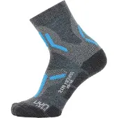 UYN Woman Trekking 2IN Merino Socks mid grey/turquoise (J689) 37/38