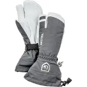 Hestra - Army Leather Heli Ski 3 Finger - Handschuhe Gr 11 grau/schwarz