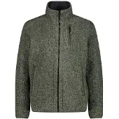 CMP Herren Fleecejacke MAN JACKET 32M1827-E343 58 - Oil Green Mel. - 58