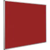 OEM Pinnwand Softline, Profil 16 mm, rot – 120 x 300 cm
