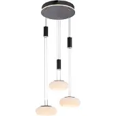 Q-SMART-HOME Paul Neuhaus Q-ETIENNE Hängelampe Rondell, schwarz