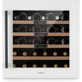 Klarstein Vinsider 36 Built-In Uno Einbau-Weinkühlschrank 36 Flaschen 92 Ltr Edelstahl Weiß