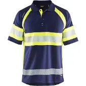 Blakläder High Vis Polo Shirt 3338 1051 in div. Farben, Farbe:marineblau/gelb, Größe:XL
