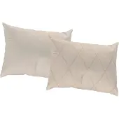 Adam Audio Dekokissen ADAM "Casket Valdelana", beige (naturweiß, gemustert), B:60cm L:40cm, Baumwolle, Dekokissen_Sitzkissen_Kissenhüllen, Dekokissen, mit Rautenmuster, Wendekissenhülle ohne Füllung, 1 Stück