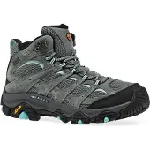 Merrell Wanderschuh "MOAB 3 MID GORE-TEX", Damen, Gr. 42, atmungsaktiv, grau (sedona sage), Leder, Textil, Schuhe Wanderschuh, wasserdicht dank Gore-Tex Membrane
