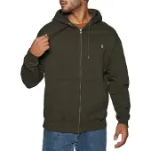 Volcom Herren SNGL Zip Stone Dark Brown - XS