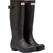 Hunter Boots - Women's Original Tall Back Adjustable Boot - Gummistiefel Gr 43 schwarz