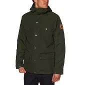 Fjall Raven Fjällräven Greenland Winter, Windbreaker-Mantel, Männlich, Erwachsener, 4 Taschen, Baumwolle, Polyester, Olive