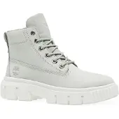 Timberland Womens Mid Lace UP Boot gray violet 10 Wide Fit
