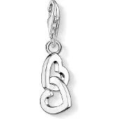 Thomas Sabo Charm-Einhänger "Herzen", silber (silberfarben), Charms, Damen, Silber 925 (recycelt), Charm-Einhänger