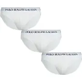 Ralph Lauren für Herren. 714835884001 3er-Pack weißer Classic-Slips (L), Heimtextilien, Baumwolle