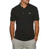 Lyle & Scott Poloshirt Plain Poloshirt Herren Jet Black-XL