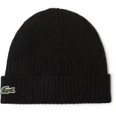 Lacoste Knitted Mütze Wool Schwarz