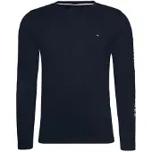 Tommy Hilfiger Longsleeve "TOMMY LOGO LONG SLEEVE TEE" mit Logodruck