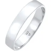 KUZZOI Silberring "Ring Bandring Herrenring Freundschaftsring 925 Silber" Gr. 58, silber, Fingerringe, Herren, 58, Silber 925 (Sterlingsilber), Silberring
