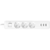 Xiaomi Mi Power Strip Verlängerungskabel 1,4 m 3 AC-Ausgänge Drinnen Weiß