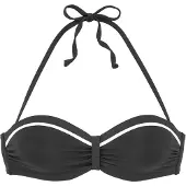 Vivance Bikini-Oberteil in Schwarz - 36B-Cup