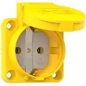 GP 105-0ew Anbau-Steckdose IP44 Gelb