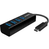 Energizer HC304A, USB 3.2 Gen 1 (3.1 Gen 1) Type-C, USB 2.0, USB 3.2 Gen 1 (3.1 Gen 1) Type-A, 5000 Mbit/s, Schwarz, 0,1 m, 16,5 mm