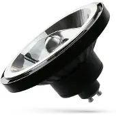 Spectrum LED LED Leuchtmittel Reflektor AR111 Schwarz 12W GU10 1100lm 840 Neutralweiß 4000K Spot 15°