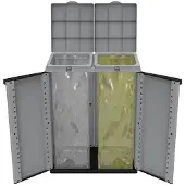 Big Buy Cooking Recycling Papierkorb Schwarz/Grau