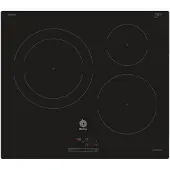 Balay 3EB865ERS, Schwarz, Integriert, 60 cm, Zonen-Induktionskochfeld, Glas, 3 Zone(n)