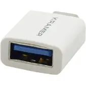 Kramer AD-USB31/CAE, USB C, USB A, Weiß