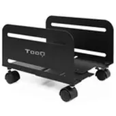 TooQ UMCS0004-B, Cart CPU-Halterung, Universal, 10 kg, Schwarz, Metall, 4 Rad/Räder
