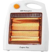 Orbegozo BP 5007, Elektrischer Halogen-Raumheizer, Halogen gas, Drinnen, Flur, Weiß, 800 W