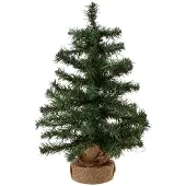 Christmas Decoration Tannenbaum künstlich im Jutesack 60cm grün