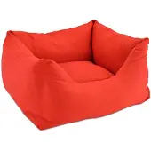 Nayeco Quadratisches Bett 59x50x20 Cm Rot Rot One Size