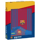 Shopalstore Papierwaren-Set F.C. Barcelona 3 Stücke