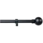 Stor Planet Ausziehbare Vorhangstange Schwarz (110 cm)