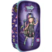 GORJUSS Federmäppchen Up and away Lila (45 Stücke)