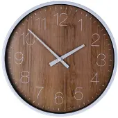 H&S Reloj de Pared Segnale Madera Ø 25 cm
