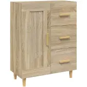 vidaXL Sideboard Sonoma-Eiche 69,5x34x90 cm Holzwerkstoff
