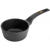 BRA Efficient A273816, Rund, Schwarz, Aluminium-Guss, Teflon Platinum Plus, Keramik, Gas, Halogen, Induktion, 16 cm
