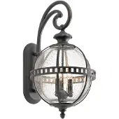 Kichler Elstead Halleron Außen-Wandleuchte E14 3-fach Londonderry IP44