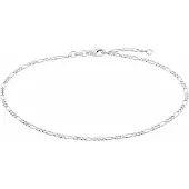 Amor Fußkette für Damen, 925 Sterling Silber amor Silber