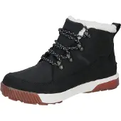 The North Face - Gefütterte Mid-Cut Schuhe - Sierra Mid Lace WP W Black/Gardenia White für Damen aus Leder - Größe 38 2/3 - schwarz