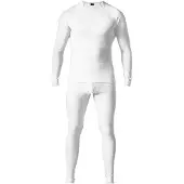 Maier Sports 1100000002199 "Adrian", Herren, Gr. XL, weiß, 100% Polyester, KOB Set-Artikel 1100000002199, Herren Ski-Wäsche-Set, Funktionswäsche, Lange Unterhose + Unterhemd