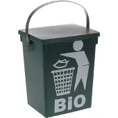 SuperMerchantEU Bio-Abfallbehälter in schwarz | Gr.: onesize