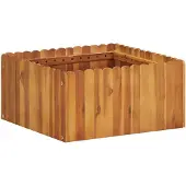 vidaXL Garten-Hochbeet 50 x 50 x 25 cm Massivholz Akazie