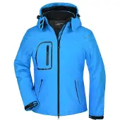 James & nicholson Wintersoftshelljacke Damen JN1001 Gr. 2XL grau