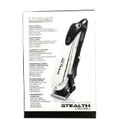 Xanitalia Haarschneidemaschine Stealth mit Digitaldisplay, leistungsstarkem Motor, Lithium-Akku, 4 Std. Akkulaufzeit, Schnittlängenhebel und 4 magnetischen Aufsätzen