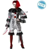 Atosa Macabra Clown Damenkostüm
