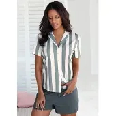 Vivance DREAMS Shorty in grau-weiß | Gr.: 40-42