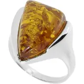 Ostsee-Schmuck Ring - Anouk - Silber 925/000 - Bernstein Silber